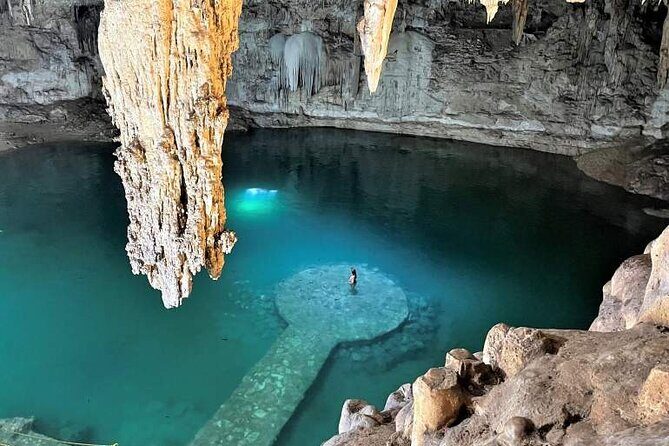Chichen Itza + Cenote Suytun & Cenote Ik Kil + Valladolid - Stop 3: Cenote Suytun and the Buffet—Cool Water Plus a Real Break