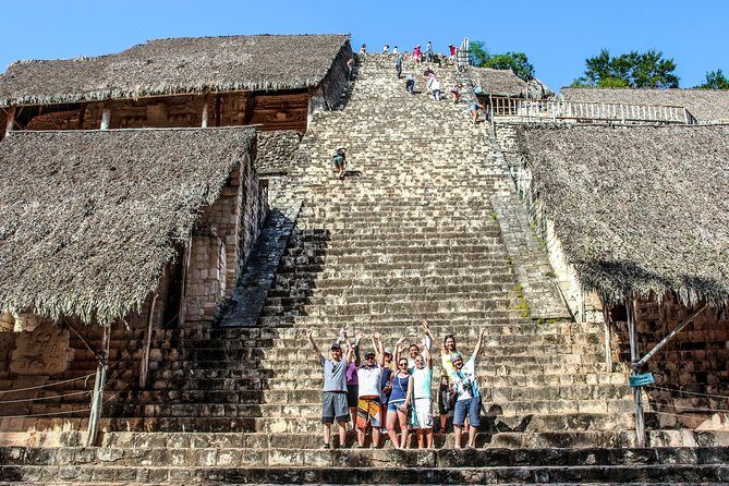 Chichen Itza & Ekbalam with Cenote Swim from Cancun - Stop 2: Cenote Saamal swim—cool water, limestone walls, mandatory life jacket