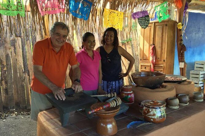 Chocolate Tour in Vallarta - Grinding chocolate by hand: your DIY moment