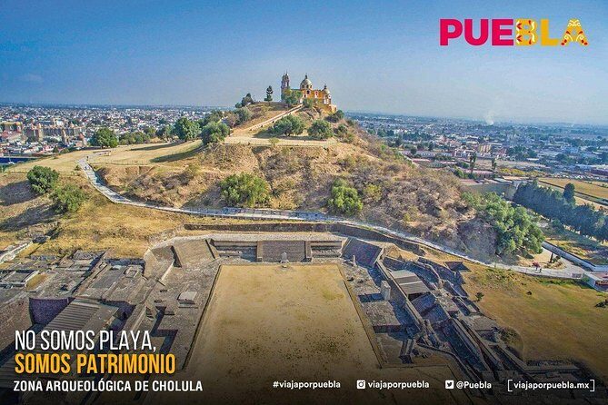 Cholula Magical Twon on a Traditional Tram from Puebla - Casa del Caballero Águila and small art stops