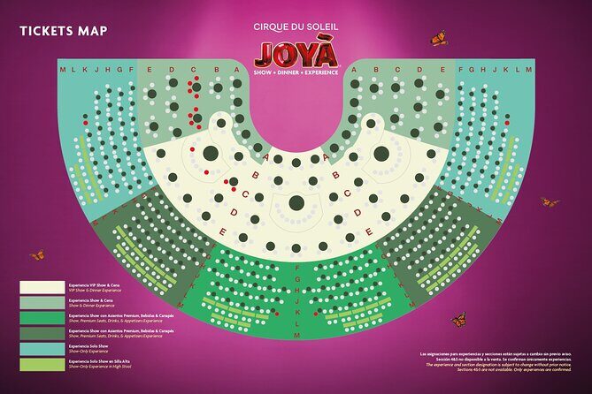 Cirque du Soleil JOYÀ Admission Tickets - Food, Drinks, and the Practical Stuff That Saves Your Night