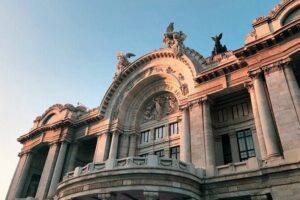 City Tour and Xochimilco Floating gardens - Fine Art Palace: marble, stained glass vibes, and big-style architecture