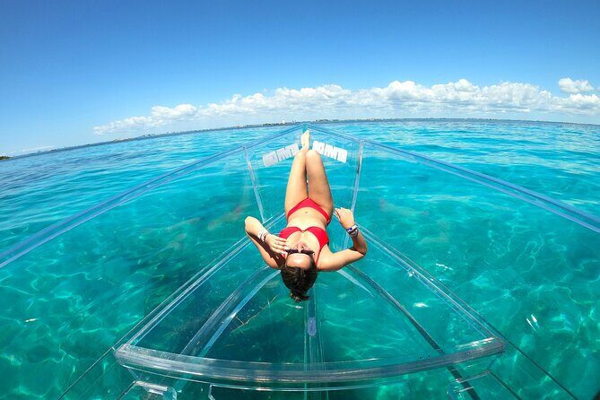 Clearboat: Glass-bottom boat ride to the Caribean Sea - Cancun or Isla Mujeres: why this clearboat works