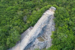 Coba & Mayan Cenote tour with lunch from Cancun and Riviera Maya - Entering Cobá: temples, ball courts, and the 120 steps of Nohoch Mul