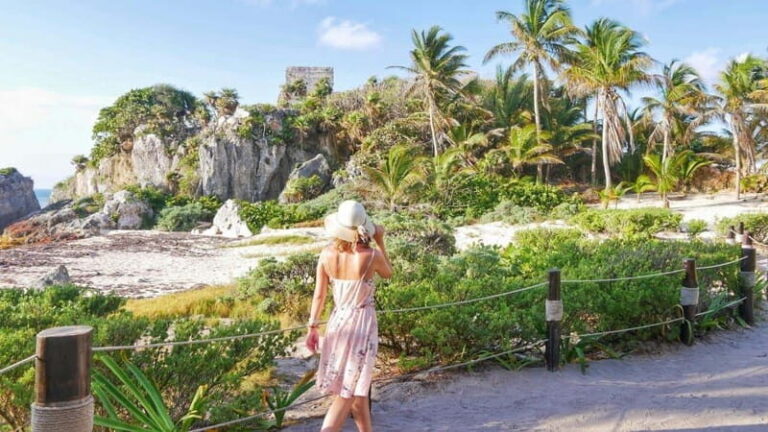 Coba, Tulum, Cenote & Lunch ECO Full Day from Tulum - Tulum ruins: coastal views and the Temple of the Frescoes