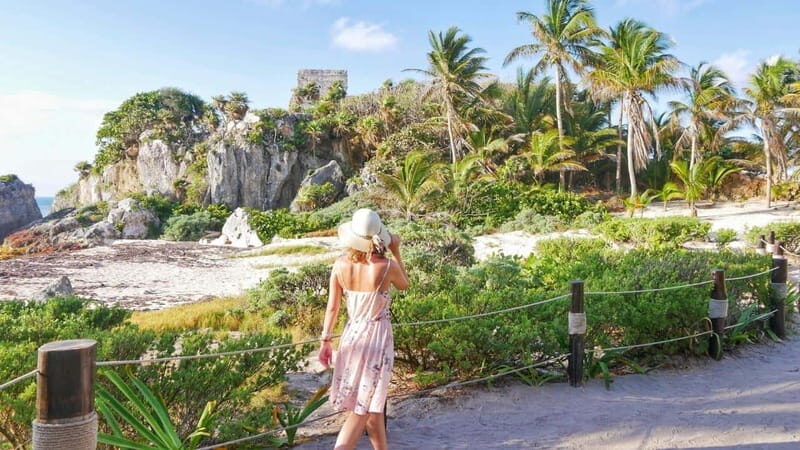 Coba, Tulum, Cenote & Lunch ECO Full Day from Tulum - Tulum ruins: coastal views and the Temple of the Frescoes