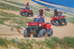 Combo Horseback Beach Ride & ATV Adventure. Tequila Tasting - ATV time: horsepower, dust, and beach photos
