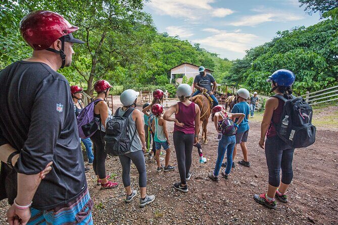 Combo Horseback Riding in Vallarta with ATV and Ziplines. - Lunch at Rancho Capomo: Fajitas, Chicken, Guacamole, and Tequila Tasting