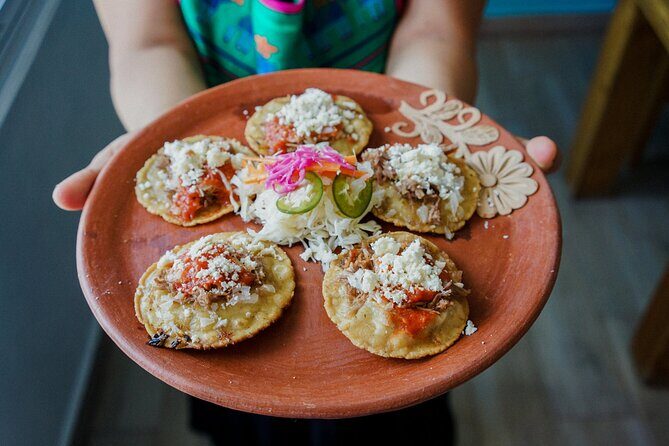 Cooking classes from the Isthmus with a Tehuana - The Food and Drinks: Molotes, Garnachas, Lechecilla, Plus Mezcal