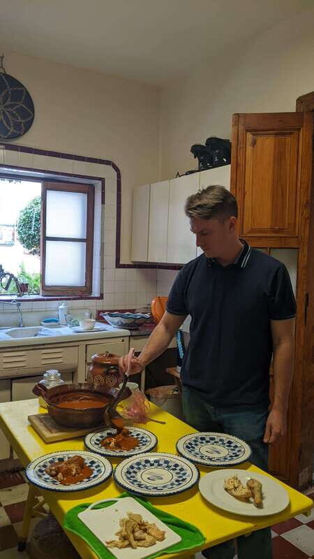 Coyocán: Market Tour and Cooking Class - Meztli Boutique House & Spa and the Vintage Kitchen Setup