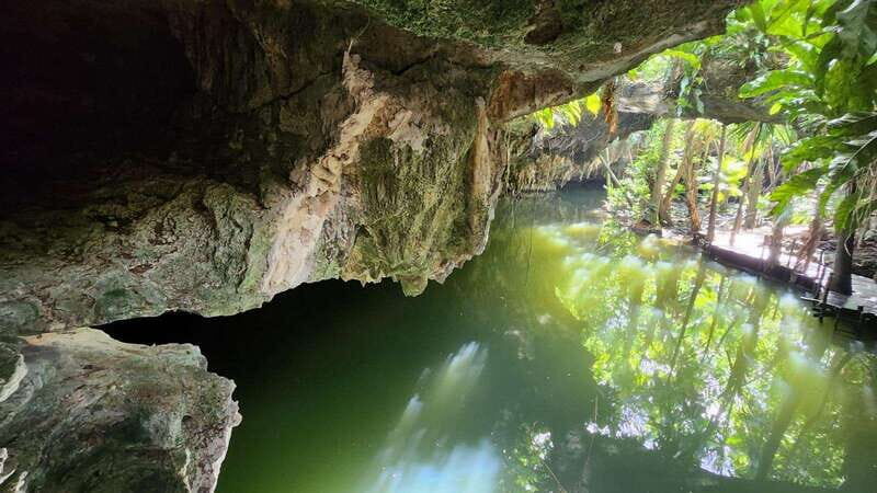 cozumel: ATV adventure with caverns, ruins with transfer - Jade Cavern: where the story meets the stalactites