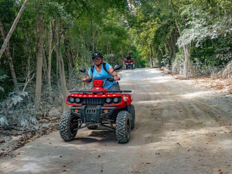 Cozumel: ATV Off-Road Adventure to Jade Cavern - El Cedral first: the Mayan village stop and the extra $20 entrance