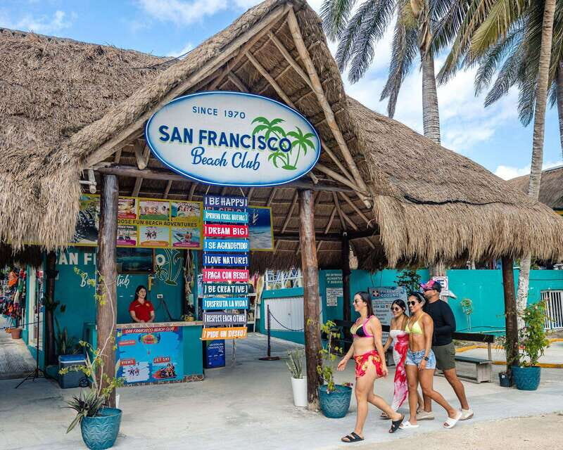 Cozumel: Best Day Pass at San Francisco Fun Beach Club - Food and drinks: budget for lunch and expect extra cost