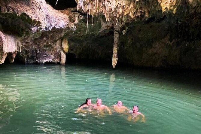 Cozumel Jeep Adventure Natural Cenote & Mayan Experience OTOCH - Playa Pública San Martín: included ceviche with Caribbean Sea views