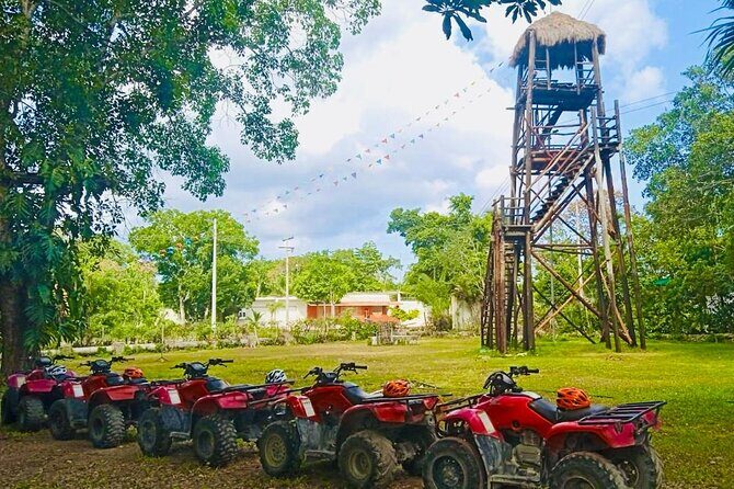 Cozumel Jungle ATV Adventure and Unlimited Beach Break - Mayan Extreme Park ATV Ride: Jungle Trails, Mud Holes, and Skill Building