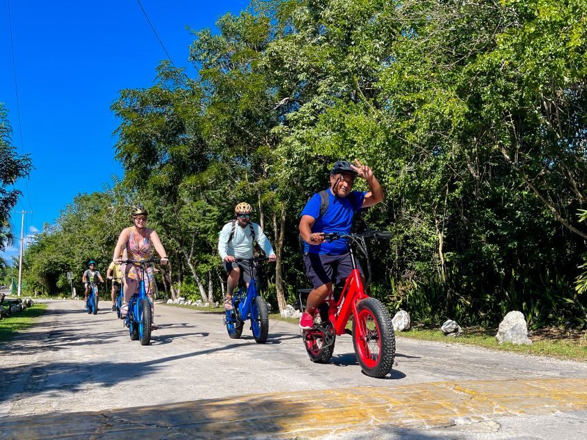 Cozumel: West Coast E-Bike and Snorkeling Tour - Mayan Botanical Garden and Culture Lessons: short but purposeful