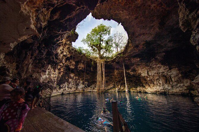 Cuzama Cenotes Adventure Day Trip - Cenote Chaksikin: underground swimming with deep-water energy