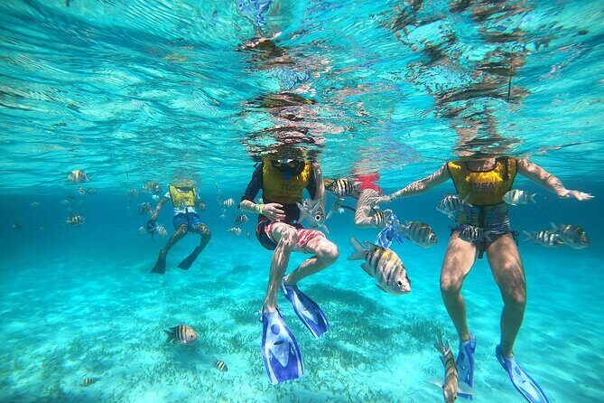 Deluxe Catamaran to Isla Mujeres with Open Bar from Cancun - Isla Mujeres: beach club lunch plus real free time