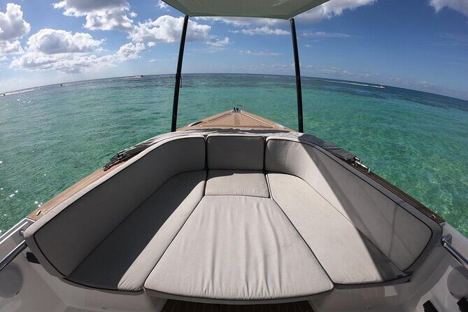 Deluxe Private Boats - 36 ft Fjord - Palancar Reef Snorkeling Without the Crowd Energy