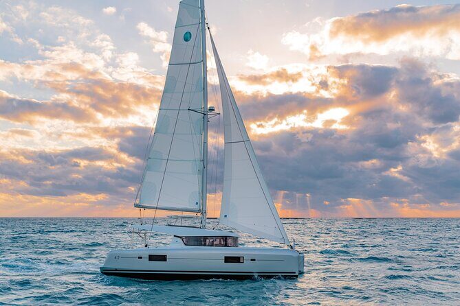 Deluxe Private Boats - 40 ft Catamaran - Snorkel stop plus Palancar Reef: a crowd-avoiding strategy