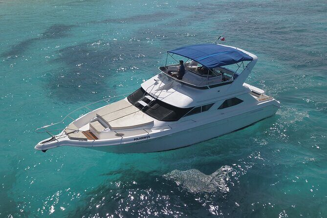 Deluxe Yacht 48FT with FlyBrige Rental in Cancun - Picking Your Time Block: 1–2 Hours vs. the Isla Mujeres Day