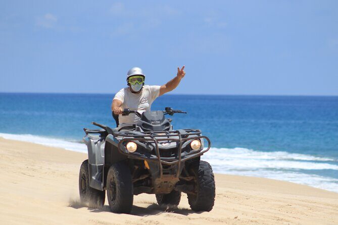 Desert 4x4 ATV Tour with Camel Ride Experience - Playa Migrino: camel ride time plus dunes and ocean views
