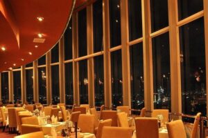 Dinner at the Revolving Bellini Restaurant in Mexico City - What those WTC stops mean once you’re there