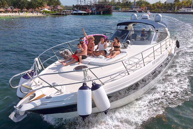 DIVA 60ft Elite Italian Yacht Experience in Cancun - A 60-Foot Private Charter on Cancun’s Caribbean Side