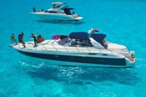 DIVA 60ft Elite Italian Yacht Experience in Cancun - How the Route Changes by Rental Length (1 to 8 Hours)