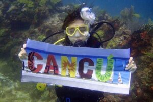 Diving in the Mexican Caribbean for Beginners | 2 Tanks 2 Dives | All Inclusive - Pool session: where you learn to breathe underwater without panic