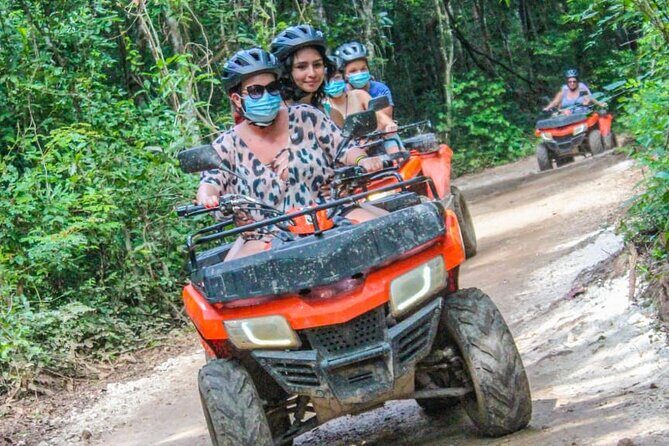 Drive an Atv shared, swim in a Cenote and ziplines in the Cancun - Guides and group vibe: who you might meet