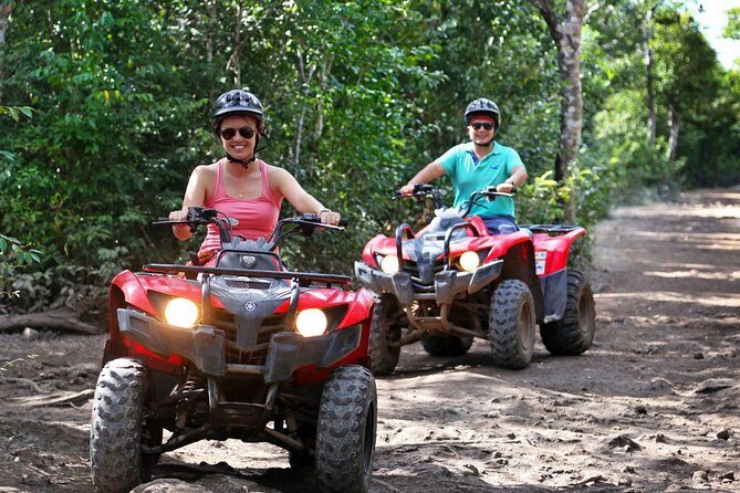Drive an Atv shared, swim in a Cenote and ziplines in the Cancun - Price and value: why $25 can still turn into a bigger day