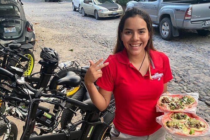 Ebikes & Taco Tour - Taco time: three stops, 2 tacos each, and meat plus veg