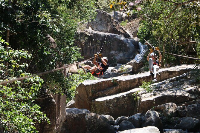 Edenva Ecotourist Park in Puerto Vallarta - River cool-down and the natural slide: the part you’ll remember