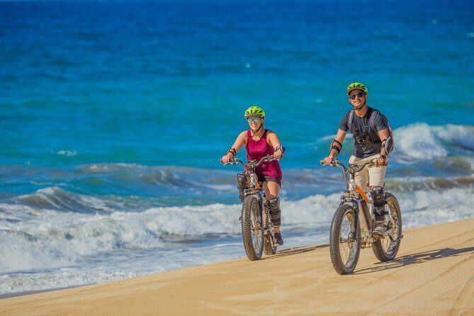 Electric Bike Beach Adventure with Tequila Tasting and Lunch - Pickup, ocean drive, and what the winter whale spotting really means