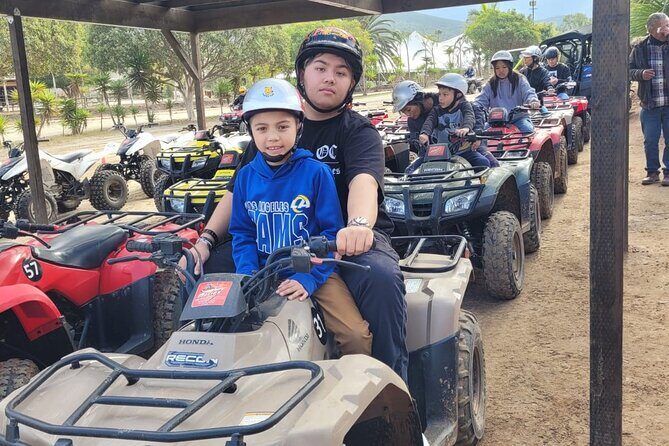 Enesenda Shore Excursion ATV Adventure with Tacos & wine tasting - ATV time at Campo 9: 60 minutes of real off-road riding