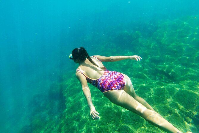 Exclusive 7 bays of Huatulco by Panga Boat or Yacht. - Bahia de Cacaluta: movie locations and deer in the water