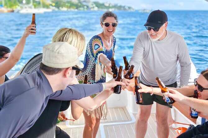 Exclusive Isla Mujeres and Cancun Private Yacht Tour - Open bar, snacks, Bluetooth music: the mood on board