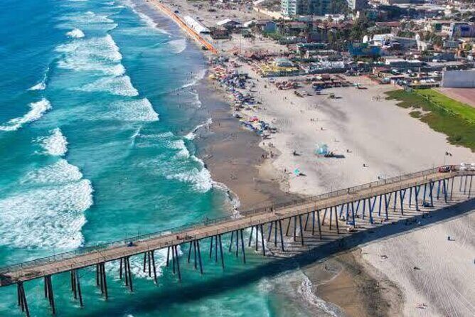 Explore rosarito & cove/ secret places grounded boat - El Mirador Viewpoint: The Inlet From Over 800 Meters Up
