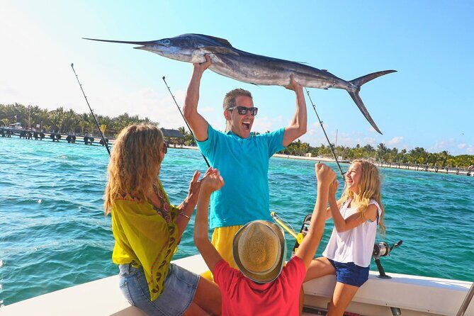 Fishing Tour & Beach Club In Riviera Maya - Getting comfortable on the boat: those fishing chairs matter