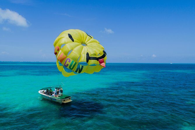 Fly Above Cancun Bay: Parasailing Experience - Photos and video: good souvenirs, not required