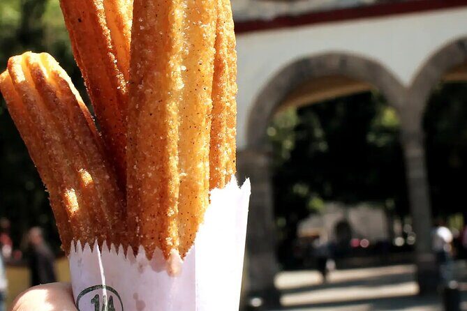 Frida Kahlo VIP [Museum Tickets Included] Walk, Markets & Churros - Parque Frida Kalho and the ahuehuete trees