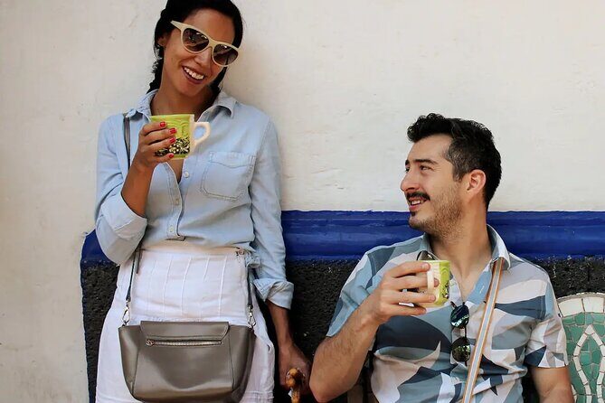Frida Kahlo VIP [Museum Tickets Included] Walk, Markets & Churros - Jardín Centenario: coyote sculpture meets San Juan Bautista Church