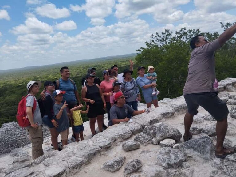 From Bacalar: Calakmul Ruins Expedition & Jungle Trek - Calakmul ruins and the Structure II climb with a 360-degree view