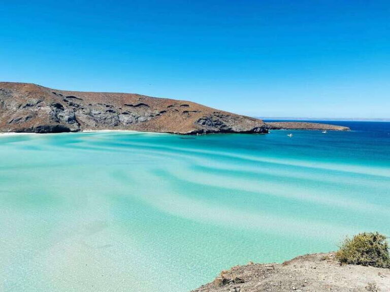 From Cabo/San José del Cabo: La Paz, Balandra & Todos Santos - Playa Balandra: Shallow Bay Beauty, No Umbrellas or Vendors