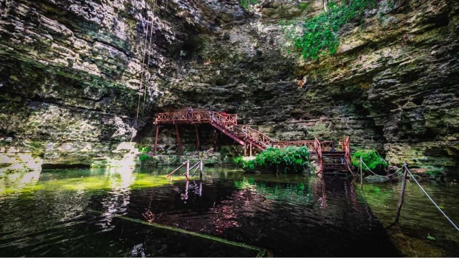 From Cancun: Ek Balam and Cenote Tour with Lunch & Transfer - Uayma Town Stop: Colonial Streets on the Way Back