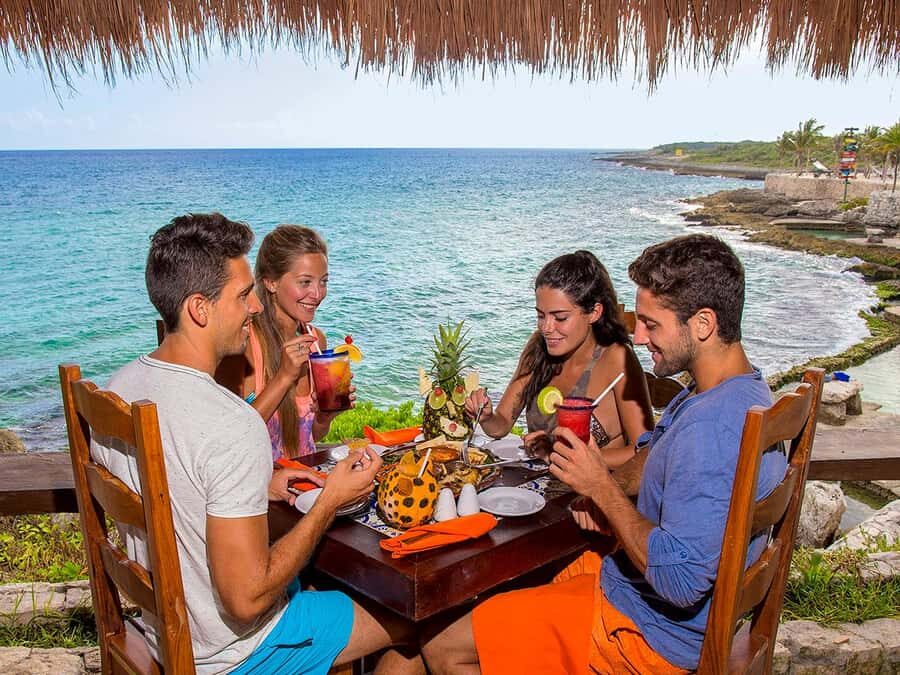 From Cancun: Full Combo to Xcaret Park! - Beaches and natural pools for the recharge phase