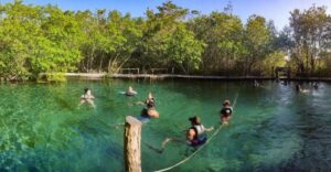 From Cancun or Puerto Morelos: Holbox Boat Tour with Lunch - Passion Island and Hoyo Negro Yalahau: the first taste of the day’s water world