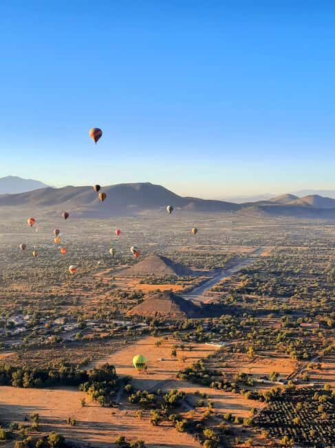 From CDMX: Teotihuacan Hot Air Balloon Ride & Optional Tours - Teotihuacán on foot: seeing the pyramids with context, not just photos