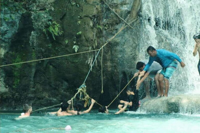 From Huatulco: Magical Copalitilla Waterfalls with Entry - The 10-minute dirt trail to the falls